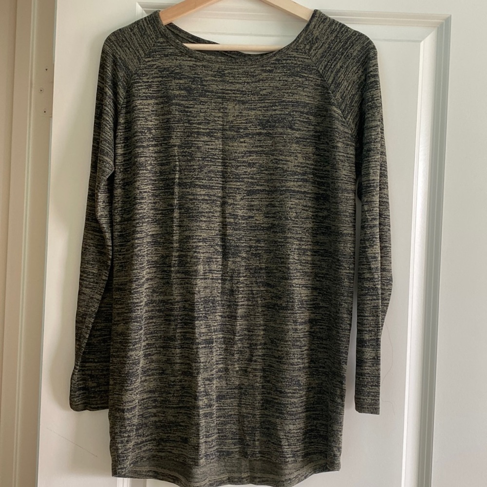 Topshop Green & Black Tunic